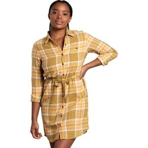 NWOT Toad&Co Plaid Shirt Dress
